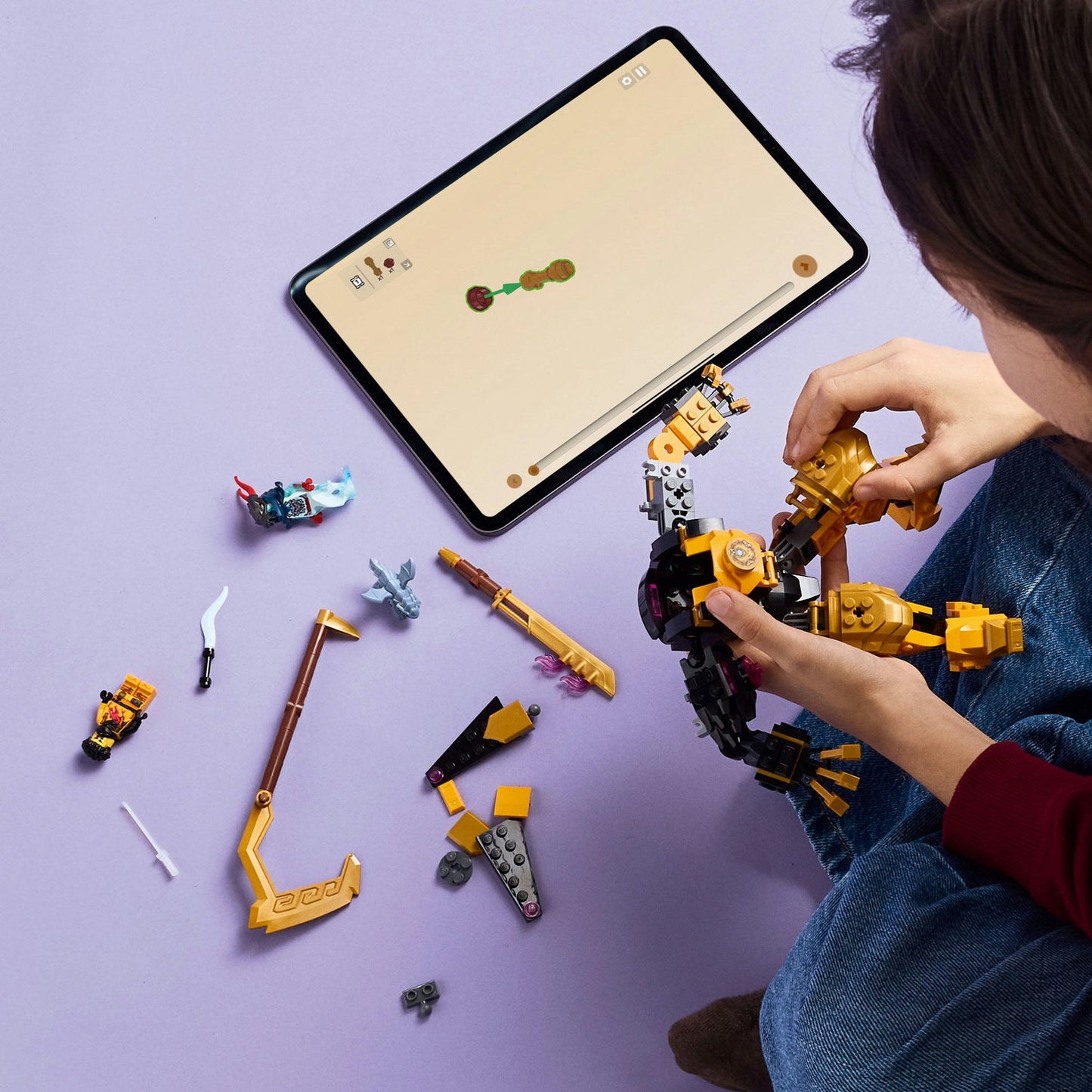 LEGO® NINJAGO® Arin's Spinjitzu Battle Mech - Bộ Đồ Chơi Lắp Ráp Chiến Giáp Spinjitzu Của Arin - LEGO 71839 - Hình ảnh bổ sung 4