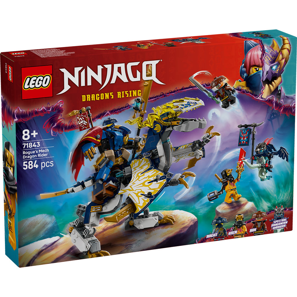 LEGO® NINJAGO® Rogue's Mech Dragon Rider - Đồ Chơi Lắp Ráp Rồng Và Robot 2 Trong 1 - LEGO 71843 - Hình ảnh sản phẩm