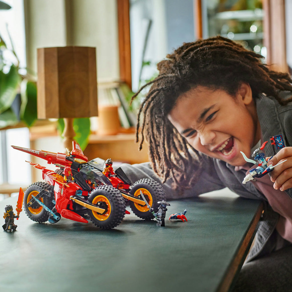 LEGO® NINJAGO® Ninja Combat Vehicle - Xe Chiến Đấu Ninja 3-trong-1 (71844) - Góc nhìn khác 3