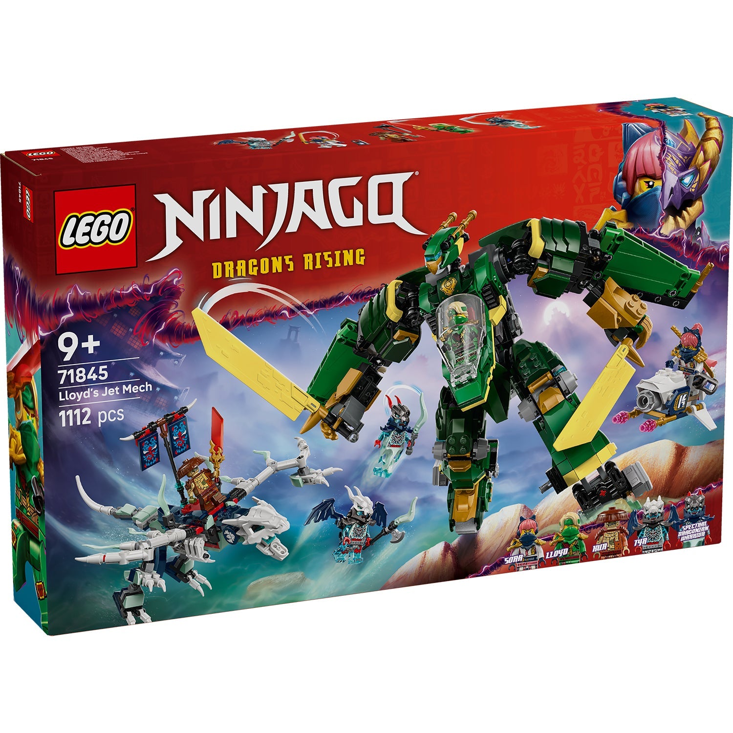 LEGO® NINJAGO® Lloyd’s Jet Mech - Robot Biến Hình 2 Trong 1 - LEGO 71845 - Hình ảnh sản phẩm