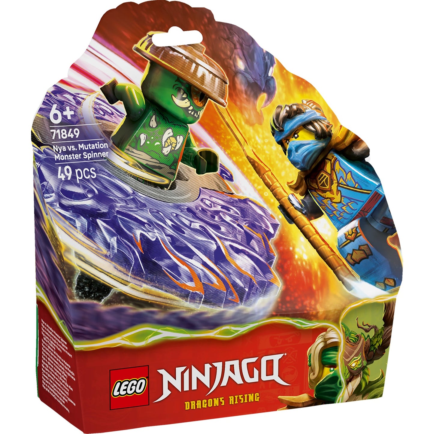 LEGO® NINJAGO® Nya vs. Mutation Monster Spinner - Đồ Chơi Lắp Ráp Vòng Xoay Ninja - LEGO 71849 - Hình ảnh sản phẩm