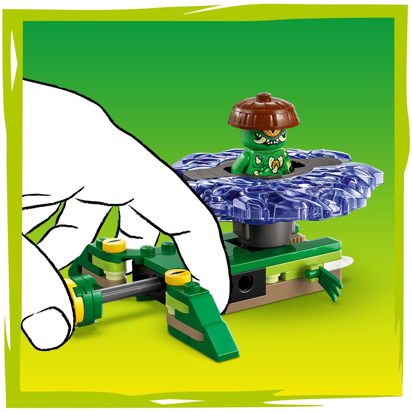 LEGO® NINJAGO® Nya vs. Mutation Monster Spinner - Đồ Chơi Lắp Ráp Vòng Xoay Ninja - LEGO 71849 - Hình ảnh bổ sung 5