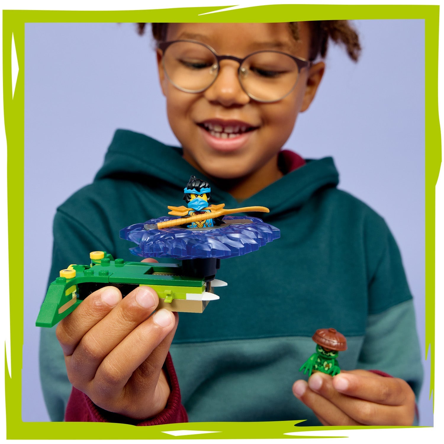 LEGO® NINJAGO® Nya vs. Mutation Monster Spinner - Đồ Chơi Lắp Ráp Vòng Xoay Ninja - LEGO 71849 - Hình ảnh bổ sung 7