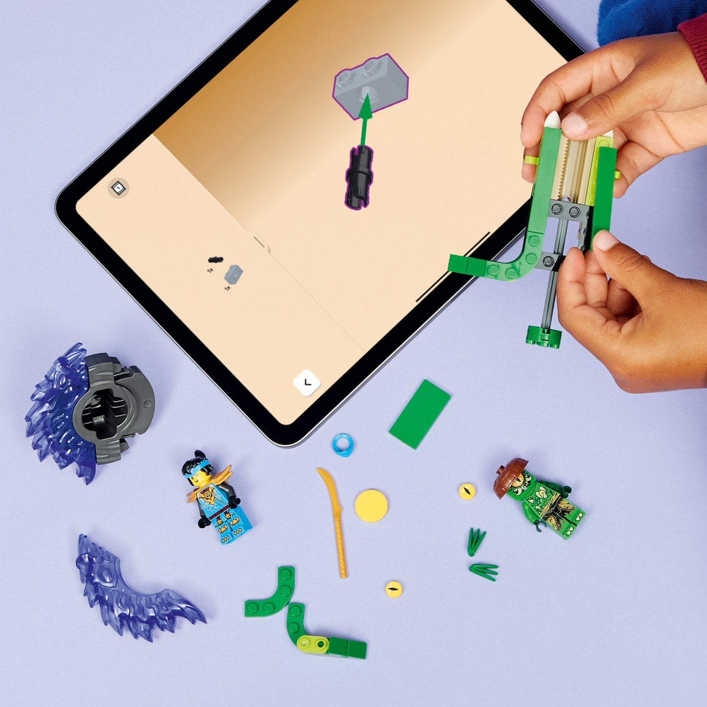 LEGO® NINJAGO® Nya vs. Mutation Monster Spinner - Đồ Chơi Lắp Ráp Vòng Xoay Ninja - LEGO 71849 - Góc nhìn khác 3