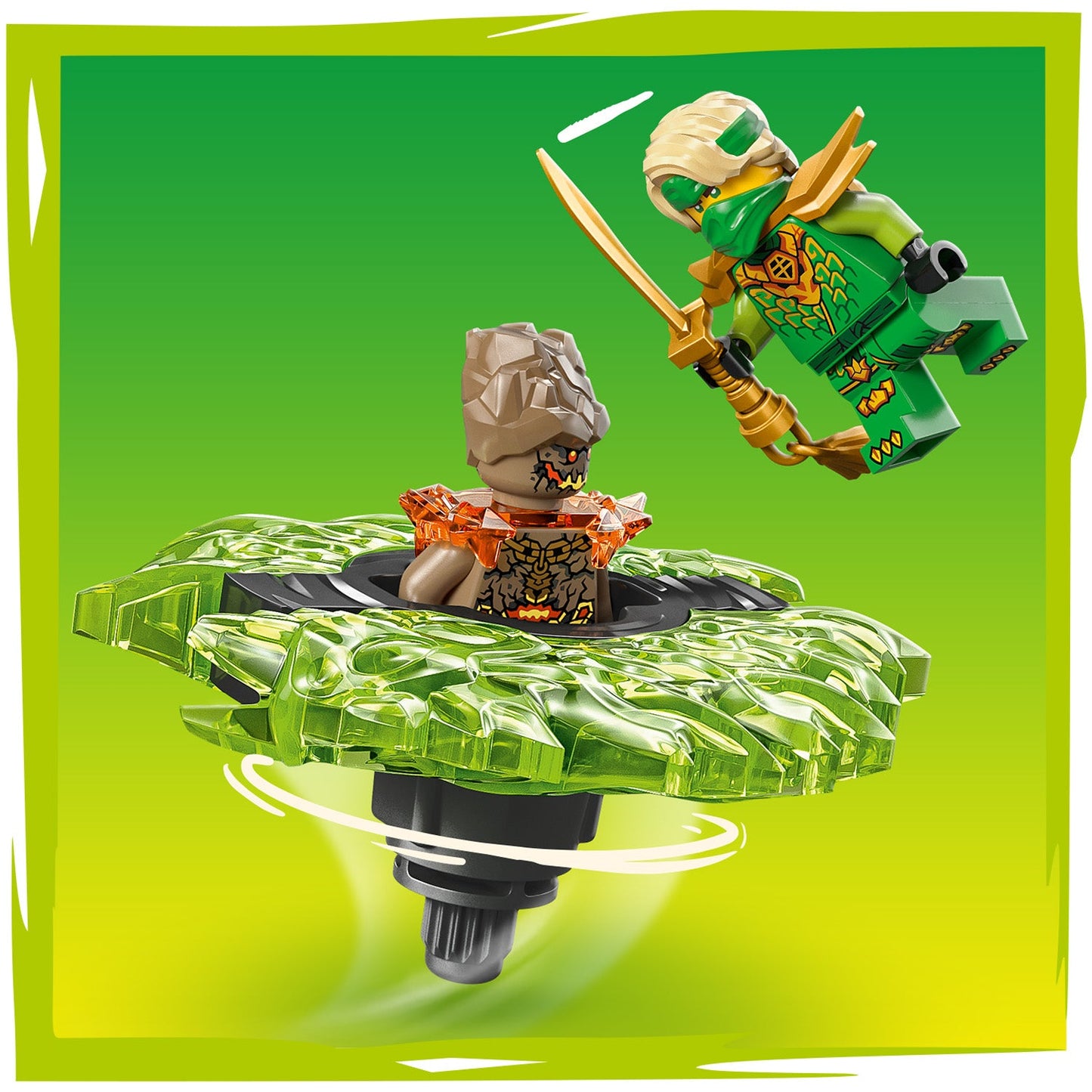 LEGO® NINJAGO® Lloyd vs. Earth Monster Spinner - Đồ Chơi Con Quay Ninja (71850) LEGO - ảnh 2 - LEGO Sets