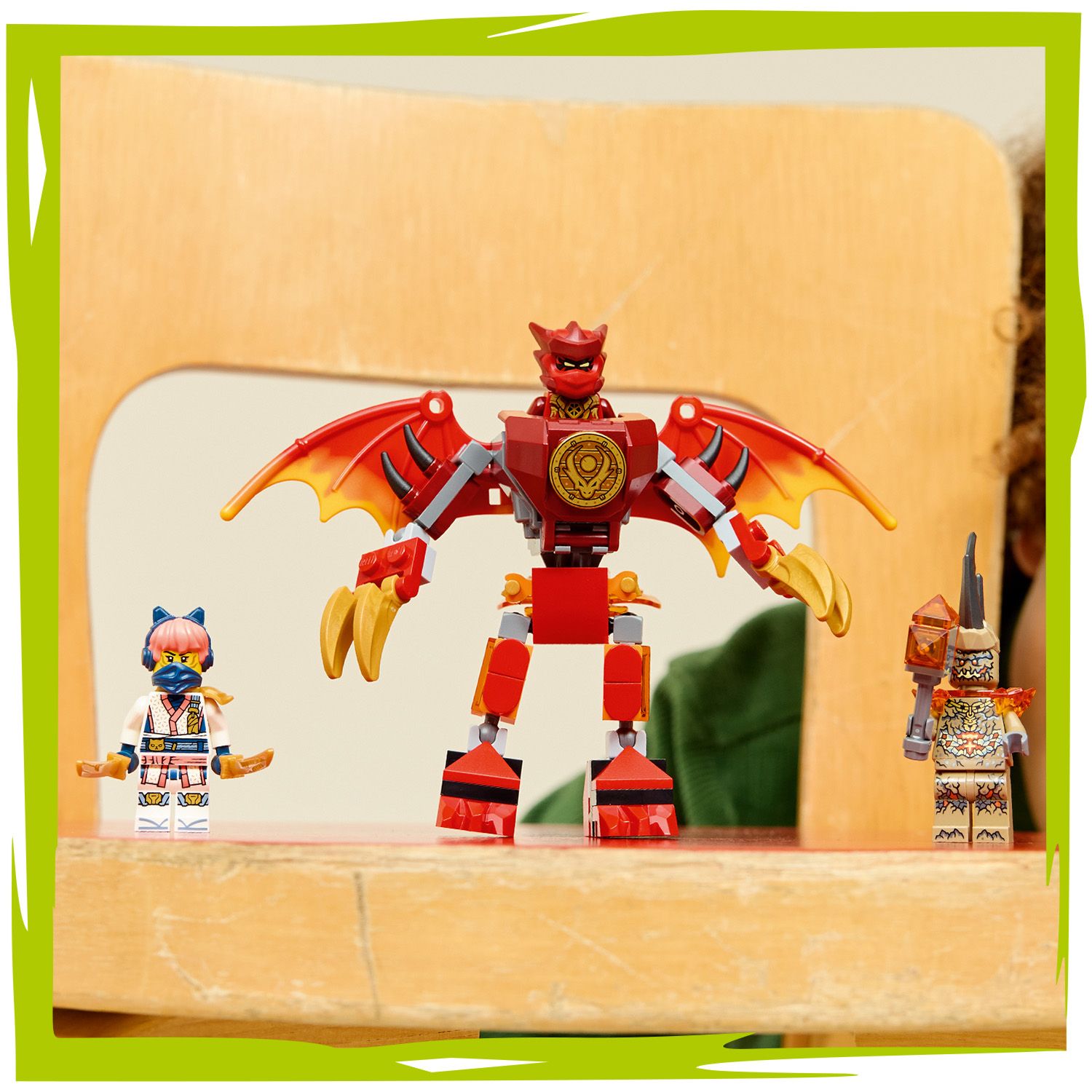 LEGO® NINJAGO® Kai’s Dragon Mech Battle Pack - Bộ Đồ Chơi Lắp Ráp Robot Rồng Của Kai 71851 LEGO - ảnh 2 - Building Set