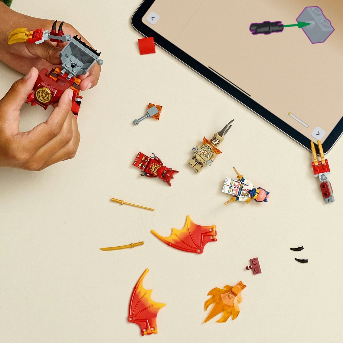 LEGO® NINJAGO® Kai’s Dragon Mech Battle Pack - Bộ Đồ Chơi Lắp Ráp Robot Rồng Của Kai 71851 - Hình ảnh bổ sung 5