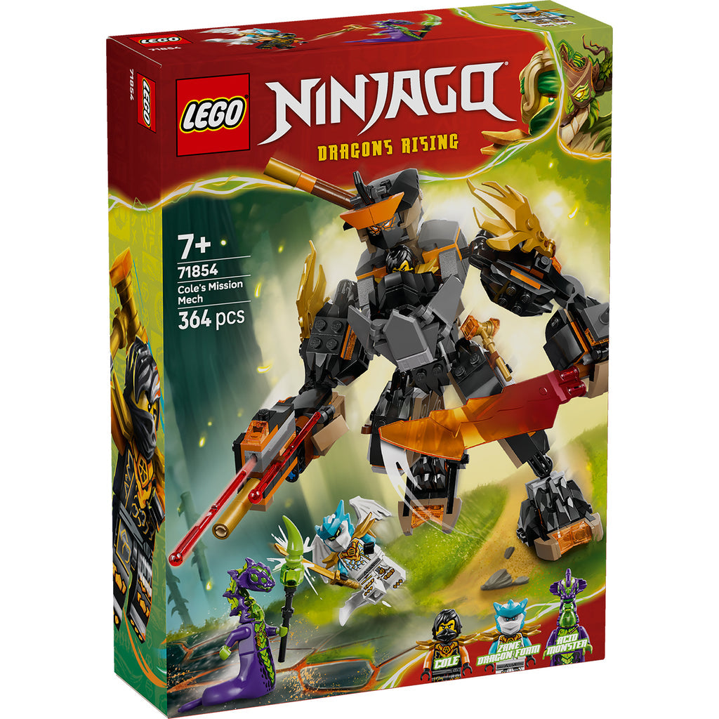 LEGO® NINJAGO® Cole’s Mission Mech & Dragon Zane - Robot Chiến Giáp & Rồng Zane - LEGO 71854 - Hình ảnh sản phẩm