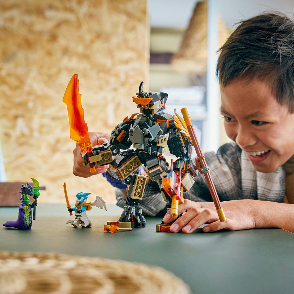 LEGO® NINJAGO® Cole’s Mission Mech & Dragon Zane - Robot Chiến Giáp & Rồng Zane - LEGO 71854 - Góc nhìn khác 3