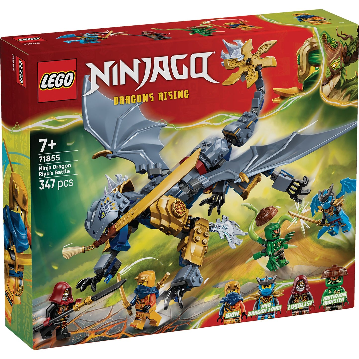LEGO® NINJAGO® Ninja Dragon Riyu’s Battle - Đồ Chơi Lắp Ráp Rồng Chiến Đấu Ninja LEGO 71855 - Hình ảnh sản phẩm