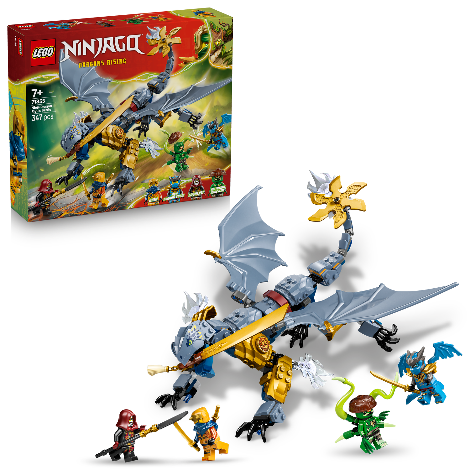 LEGO® NINJAGO® Ninja Dragon Riyu’s Battle - Đồ Chơi Lắp Ráp Rồng Chiến Đấu Ninja LEGO 71855 LEGO - ảnh 3 - Building Sets