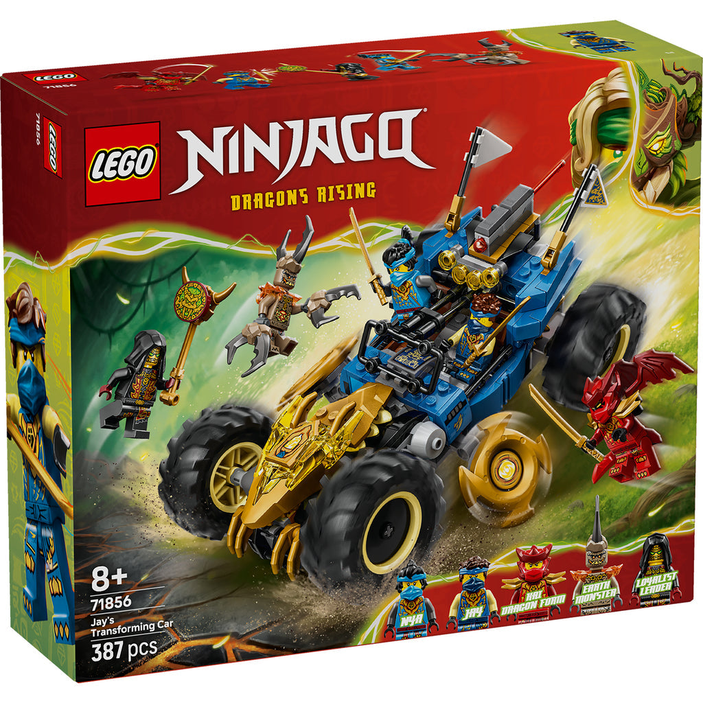 LEGO® NINJAGO® Jay’s Transforming Car - Xe Đua Biến Hình 2 Trong 1 - LEGO 71856 - Hình ảnh sản phẩm
