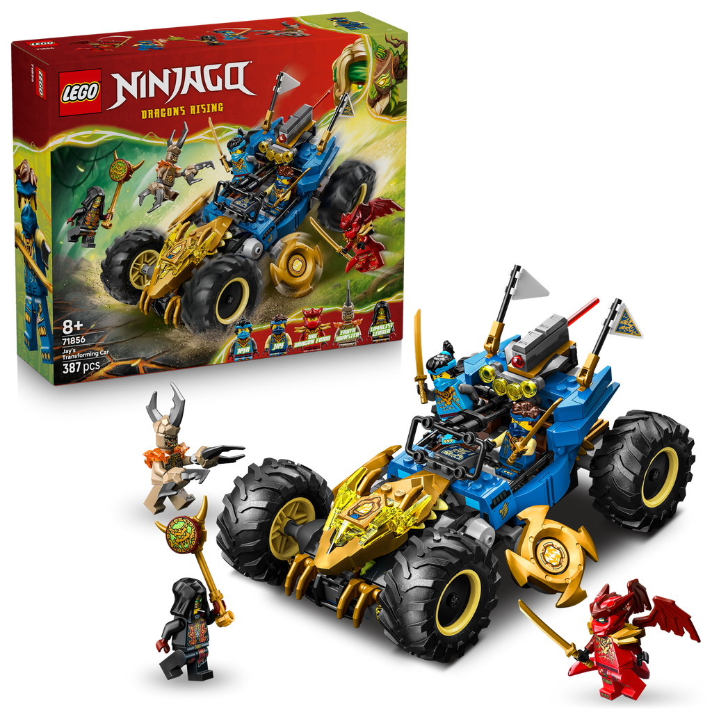 LEGO® NINJAGO® Jay’s Transforming Car - Xe Đua Biến Hình 2 Trong 1 - LEGO 71856 LEGO - ảnh 2 - Lego sets