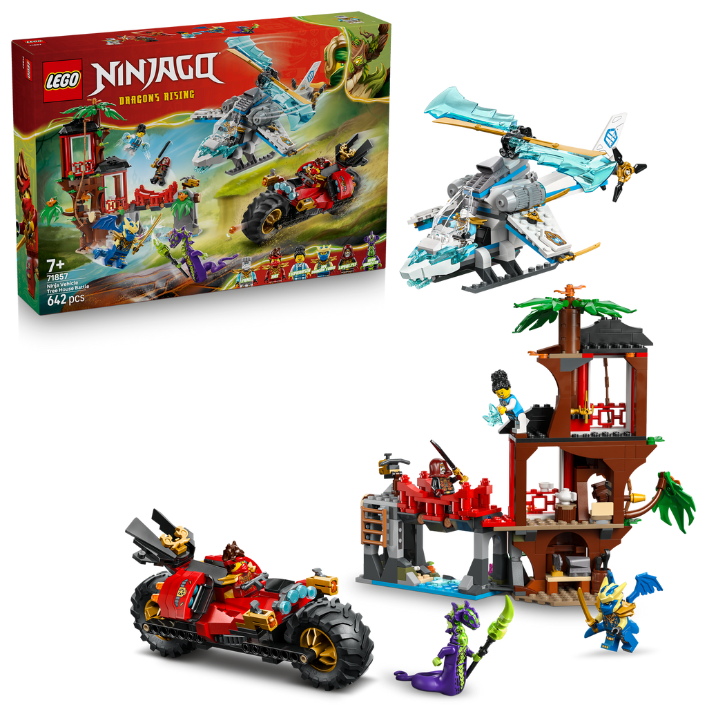 LEGO® NINJAGO® Ninja Vehicle Tree House Battle Bộ Lắp Ráp Nhà Cây Ninja LEGO 71857 LEGO - ảnh 4 - Building Set