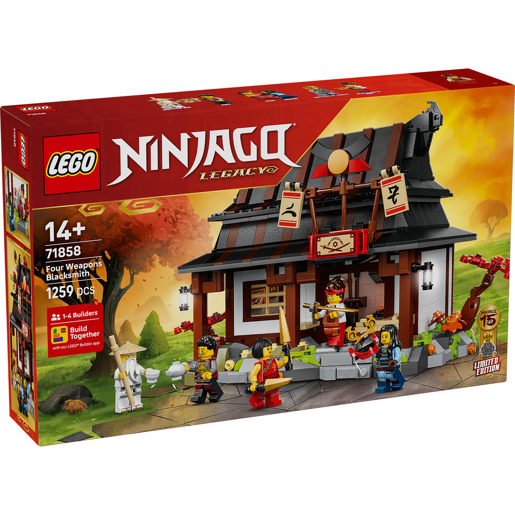 LEGO® NINJAGO® Four Weapons Blacksmith 15th Anniversary - Tiệm Rèn Bốn Loại Vũ Khí (Kỷ Niệm 15 Năm) - LEGO 71858 - Hình ảnh sản phẩm
