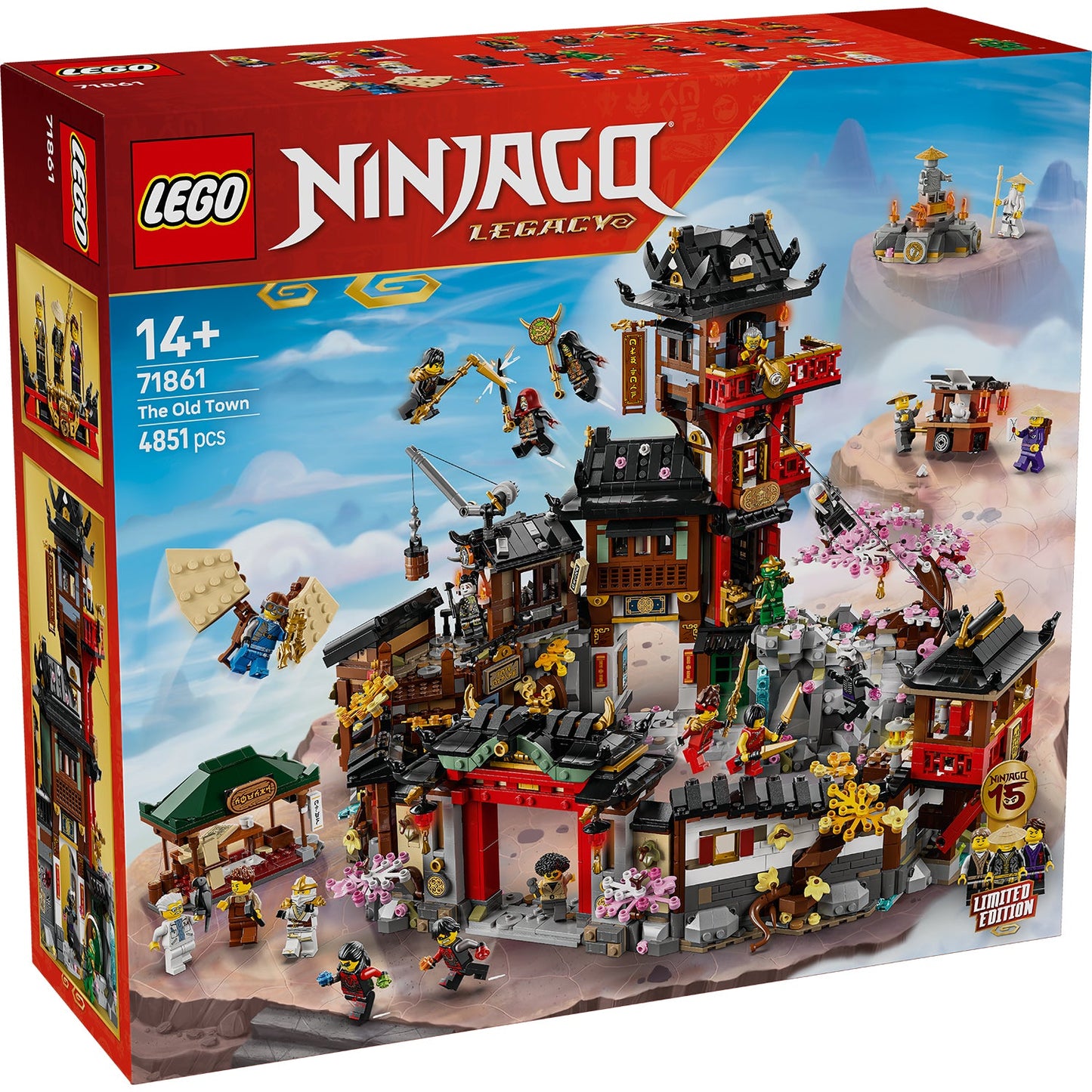 LEGO® NINJAGO® The Old Town 15th Anniversary - Mô Hình Thành Phố Cổ Kỷ Niệm 15 Năm (71861) - Hình ảnh sản phẩm