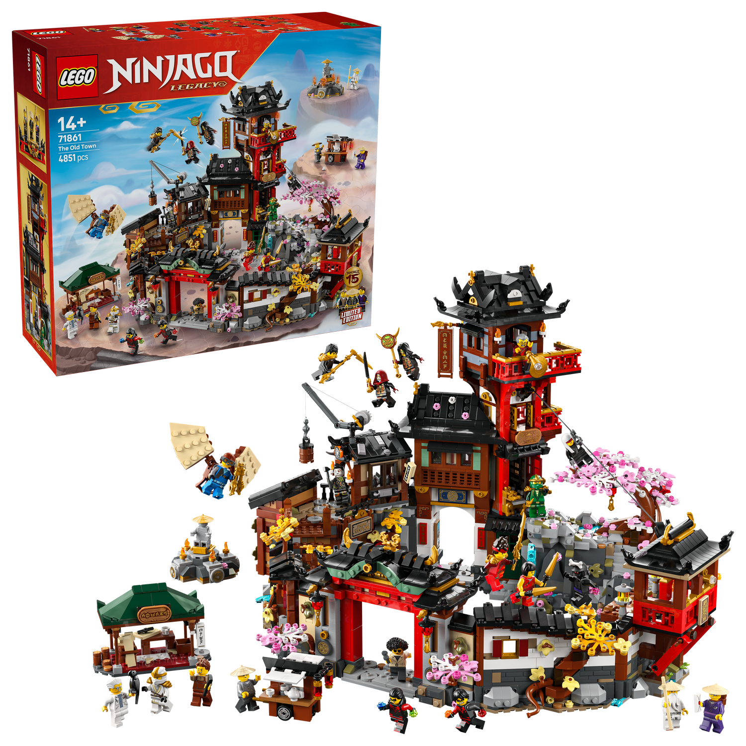 LEGO® NINJAGO® The Old Town 15th Anniversary - Mô Hình Thành Phố Cổ Kỷ Niệm 15 Năm (71861) - Hình ảnh bổ sung 9