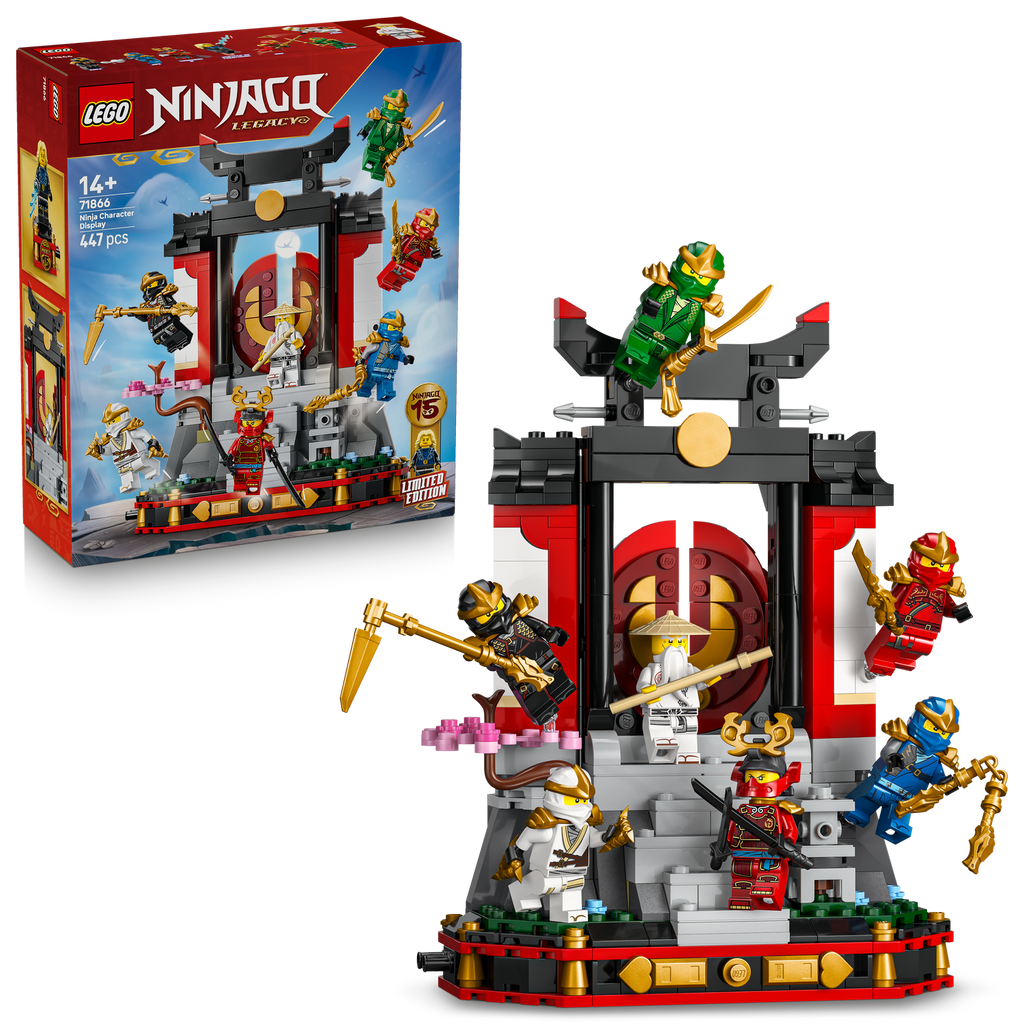 LEGO® NINJAGO® Ninja Character Display 15th Anniversary - Mô Hình Trưng Bày Nhân Vật Ninja Kỷ Niệm 15 Năm - LEGO 71866 LEGO -
