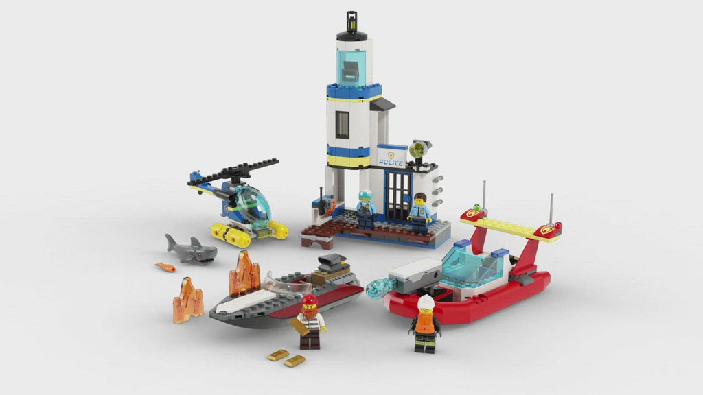 LEGO® City Seaside Police and Fire Mission - Bộ Đồ Chơi Cảnh Sát Và Cứu Hỏa Bờ Biển LEGO 60308 - Hình ảnh chi tiết 2