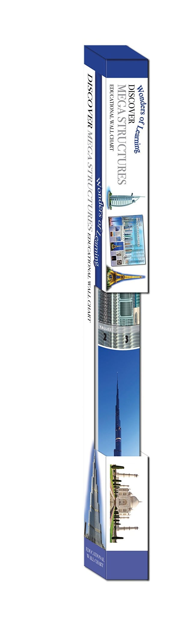 Wonders Of Learning Wall Chart Discover Mega Structures