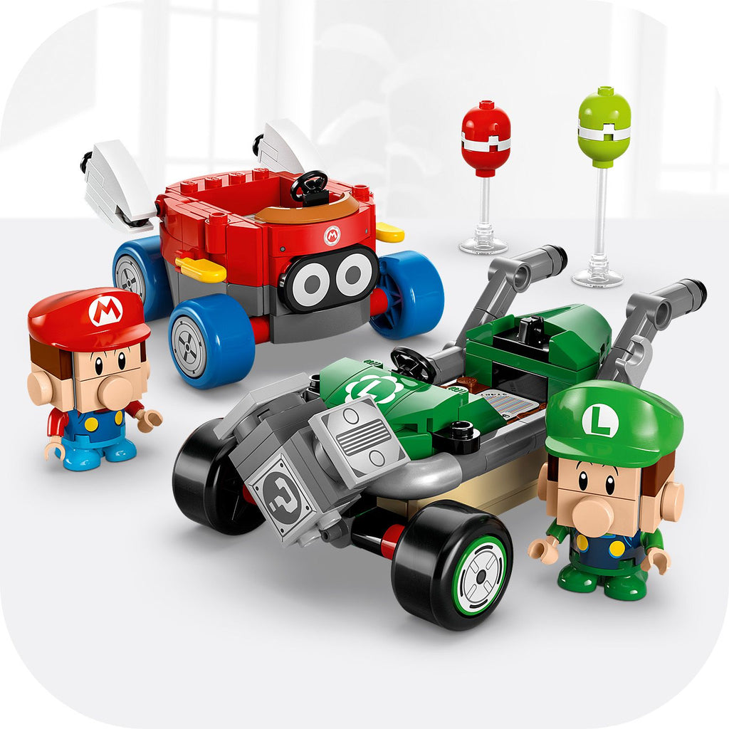 LEGO® Super Mario™: Mario Kart™ – Baby Mario vs. Baby Luigi - Bộ Đồ Chơi Lắp Ráp Xe Đua LEGO 72034 LEGO - ảnh 2 - Building To