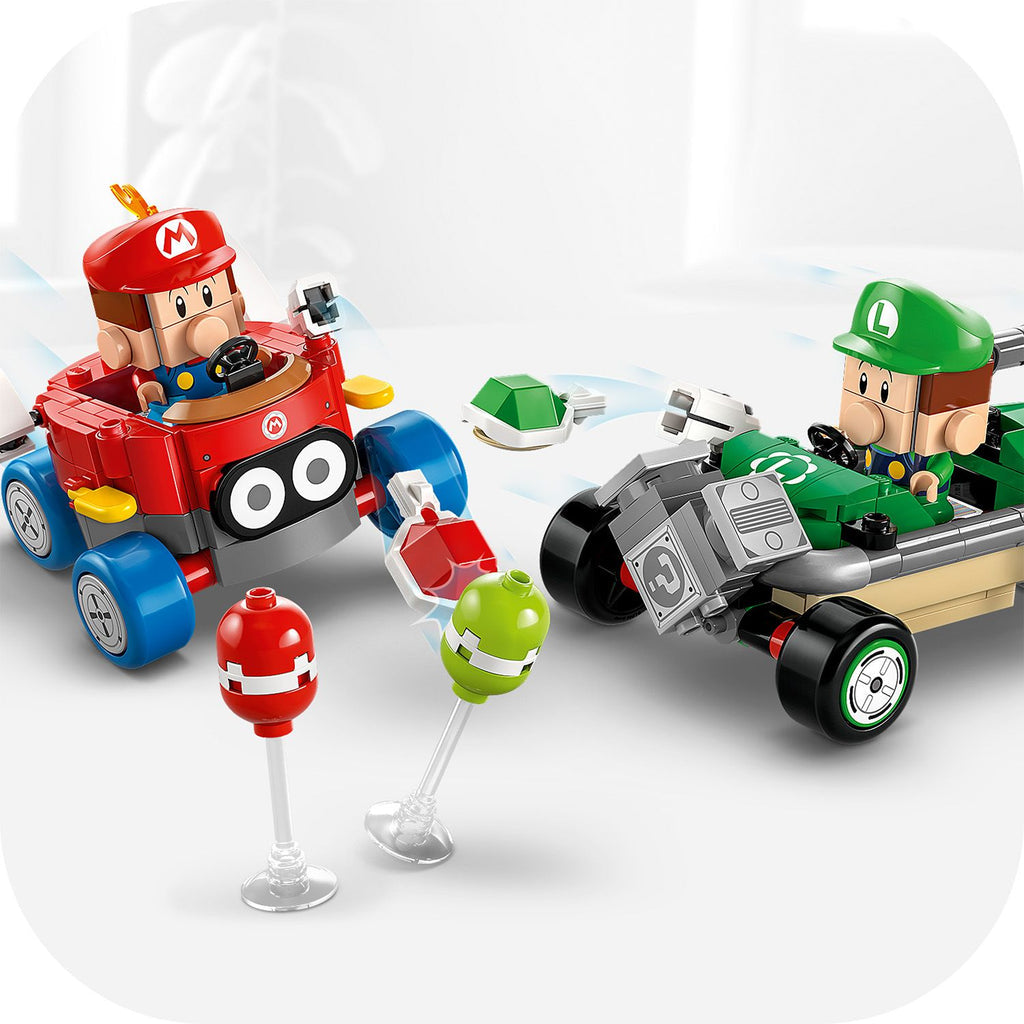 LEGO® Super Mario™: Mario Kart™ – Baby Mario vs. Baby Luigi - Bộ Đồ Chơi Lắp Ráp Xe Đua LEGO 72034 LEGO - ảnh 3 - Building To