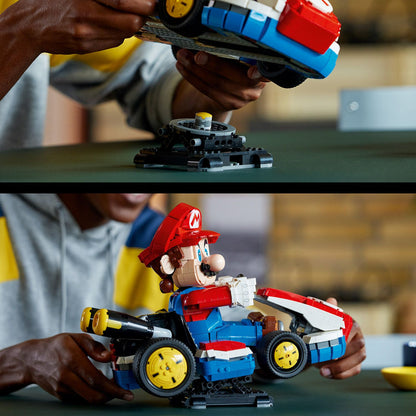 LEGO® Super Mario™: Mario Kart™ – Mario & Standard Kart - Mô hình Lắp ráp Xe Đua Nintendo 72037 - Hình ảnh bổ sung 8