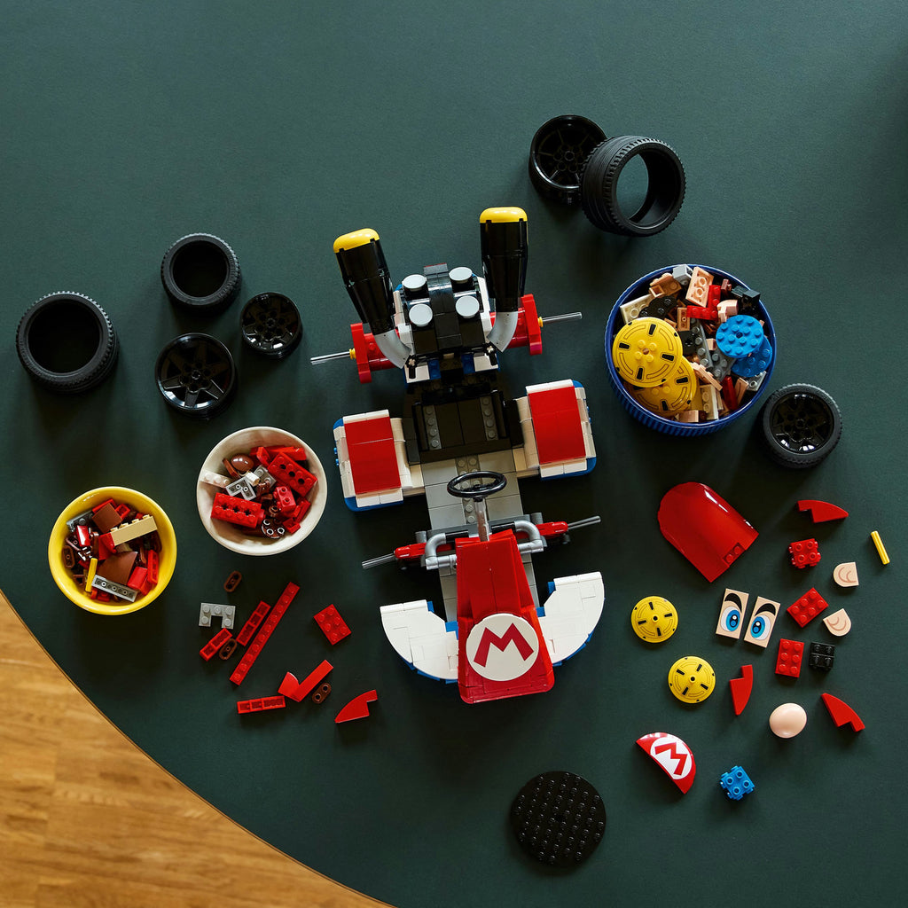LEGO® Super Mario™: Mario Kart™ – Mario & Standard Kart - Mô hình Lắp ráp Xe Đua Nintendo 72037 - Hình ảnh bổ sung 5