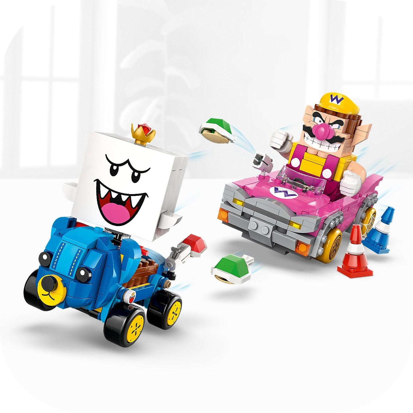 LEGO® Super Mario™ Mario Kart™ – Wario & King Boo - Đồ Chơi Lắp Ráp Xe Đua Badwagon & Teddy Buggy 72038 LEGO - ảnh 4 - LEGO
