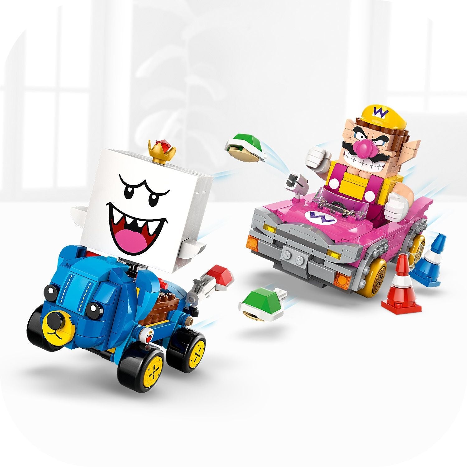 LEGO® Super Mario™ Mario Kart™ – Wario & King Boo - Đồ Chơi Lắp Ráp Xe Đua Badwagon & Teddy Buggy 72038 LEGO - ảnh 4 - LEGO