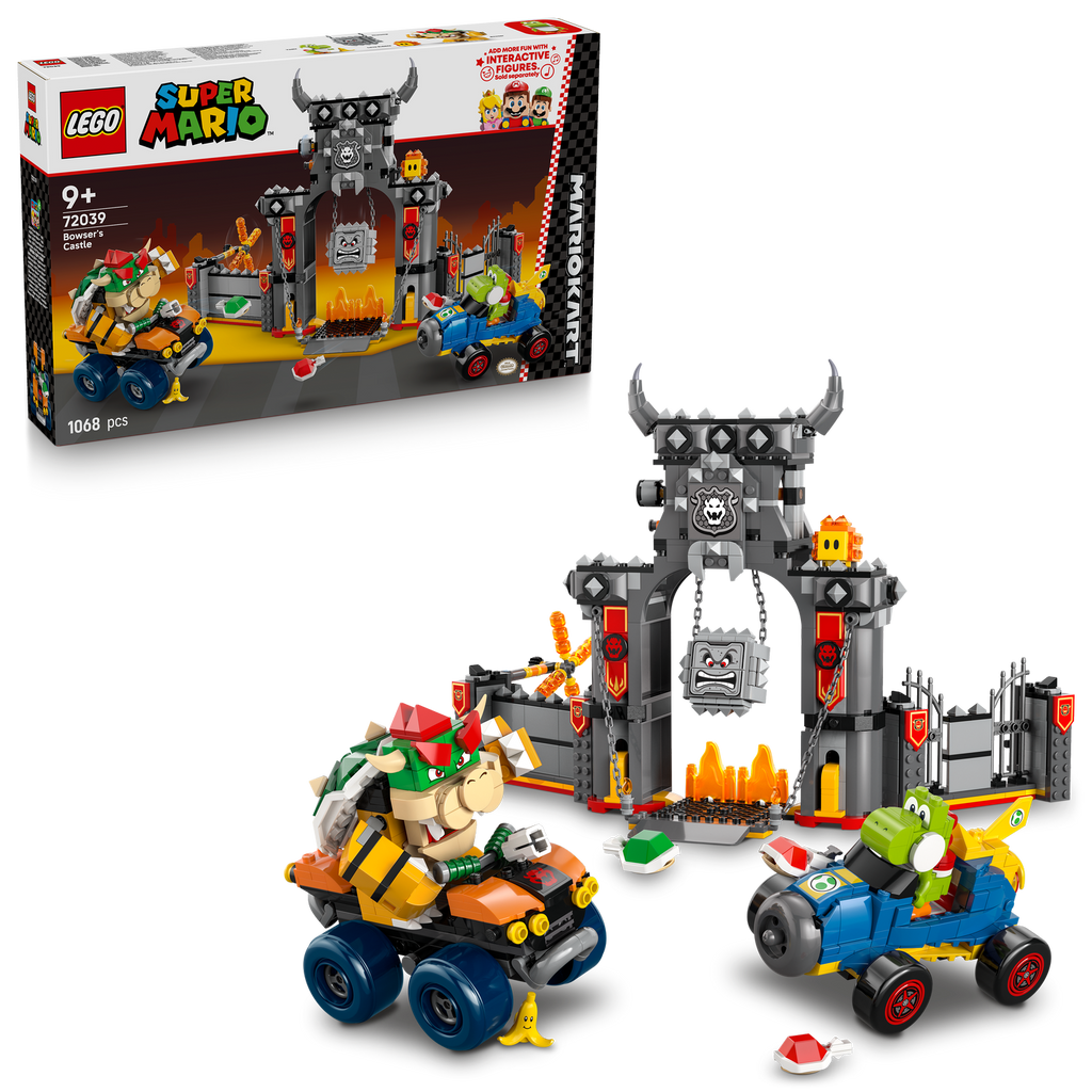 LEGO® Super Mario™: Mario Kart™ – Bowser’s Castle - Bộ Lắp Ráp Lâu Đài Bowser & Xe Đua - LEGO 72039