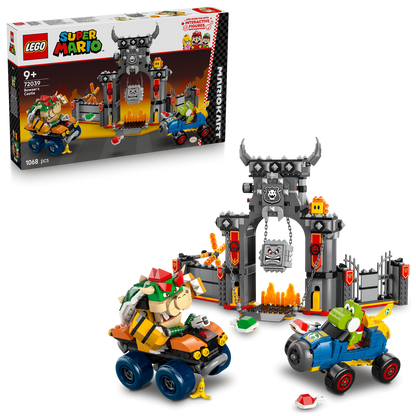 LEGO® Super Mario™: Mario Kart™ – Bowser’s Castle - Bộ Lắp Ráp Lâu Đài Bowser & Xe Đua - LEGO 72039