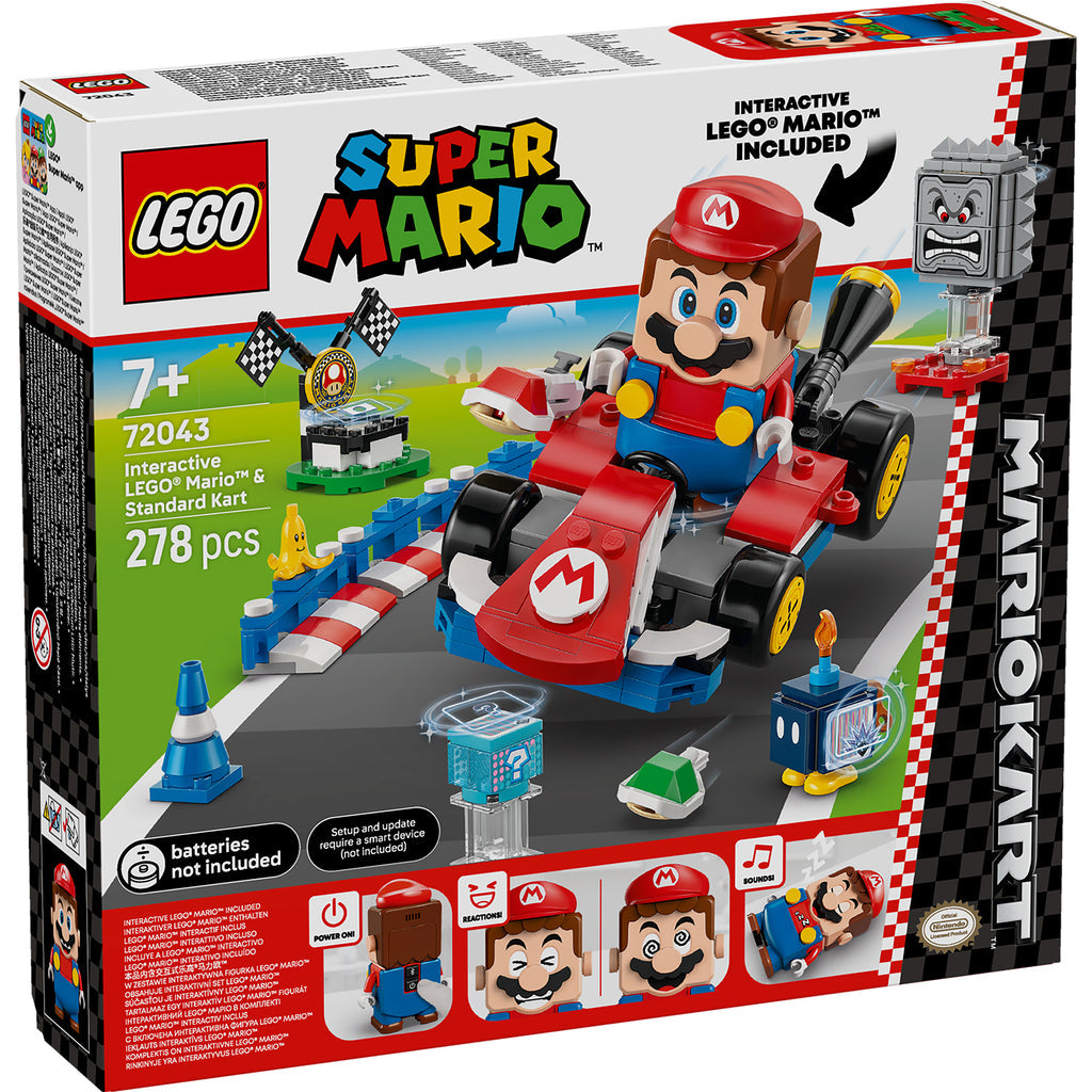 LEGO® Super Mario™: Mario Kart™ – Interactive LEGO® Mario™ & Standard Kart - Đồ Chơi Lắp Ráp Xe Đua Tương Tác LEGO 72043 - Hình ảnh sản phẩm