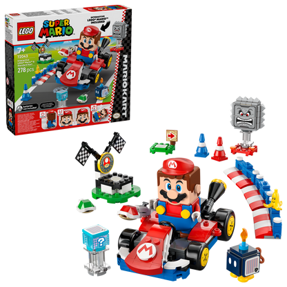 LEGO® Super Mario™: Mario Kart™ – Interactive LEGO® Mario™ & Standard Kart - Đồ Chơi Lắp Ráp Xe Đua Tương Tác LEGO 72043
