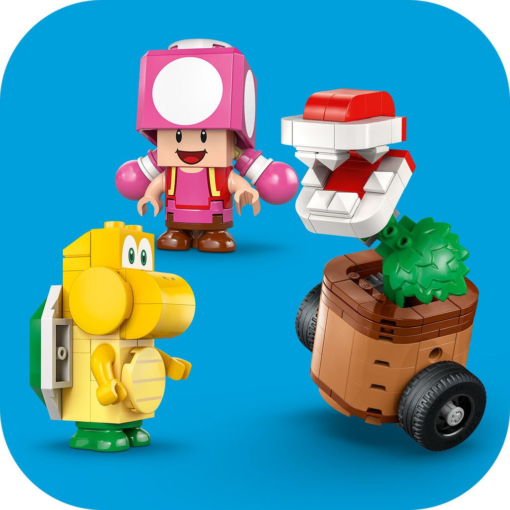 LEGO® Super Mario™: Mario Kart™ – Piranha Plant Power-Up Pursuit - Đồ Chơi Lắp Ráp Xe Đua Mario Kart LEGO 72044 - Hình ảnh bổ sung 6
