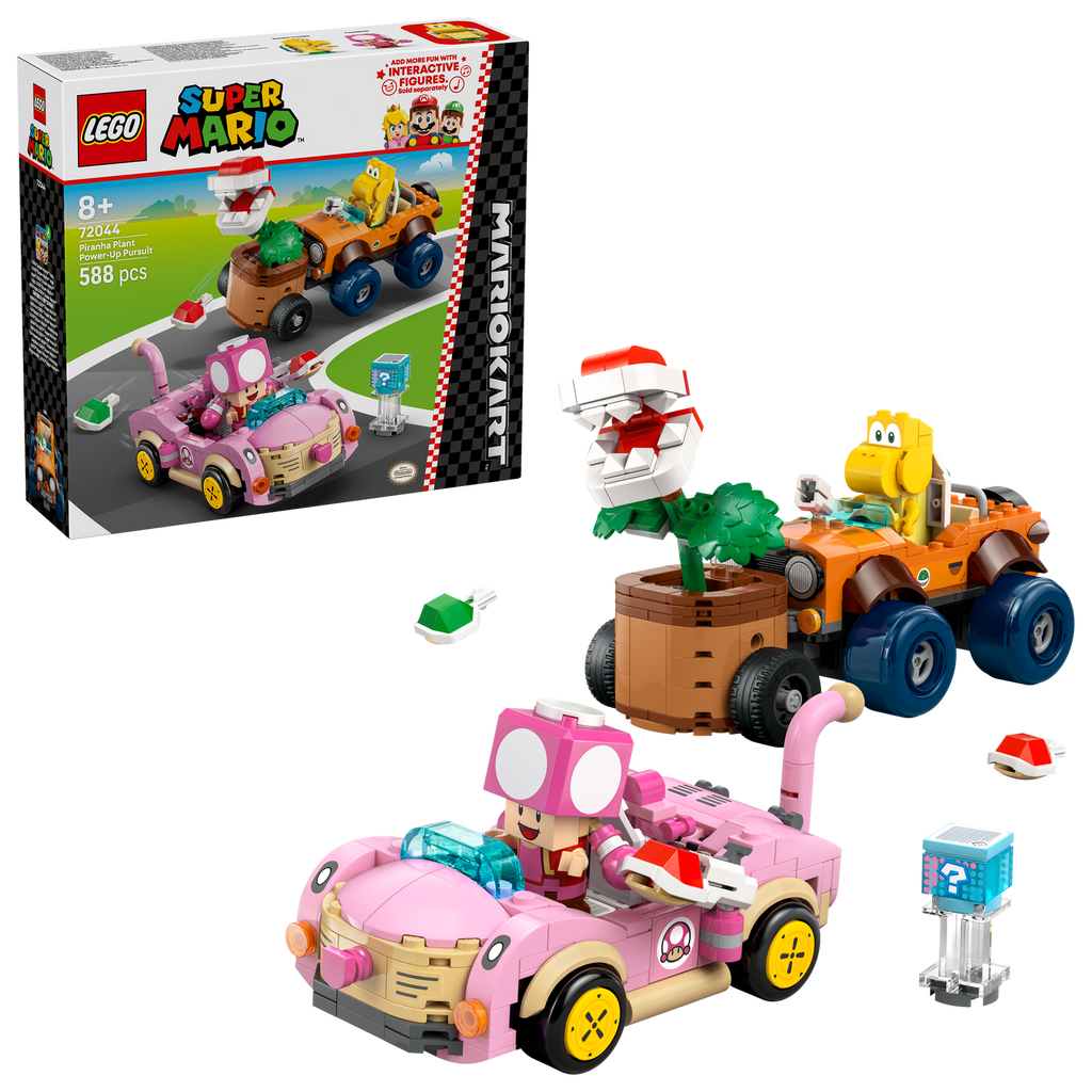 LEGO® Super Mario™: Mario Kart™ – Piranha Plant Power-Up Pursuit - Đồ Chơi Lắp Ráp Xe Đua Mario Kart LEGO 72044 LEGO - ảnh 1 