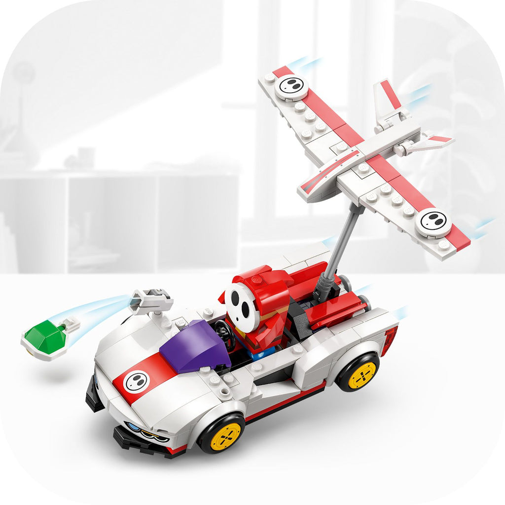 LEGO® Super Mario™: Mario Kart™ – Shy Guy & P-Wing | Bộ Đồ Chơi Lắp Ráp Xe Đua Mario Kart (72045)