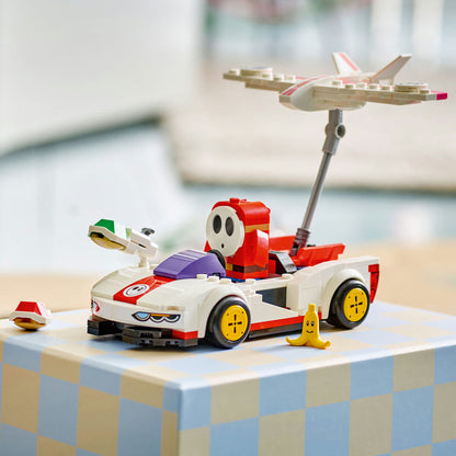 LEGO® Super Mario™: Mario Kart™ – Shy Guy & P-Wing | Bộ Đồ Chơi Lắp Ráp Xe Đua Mario Kart (72045) - Hình ảnh bổ sung 4
