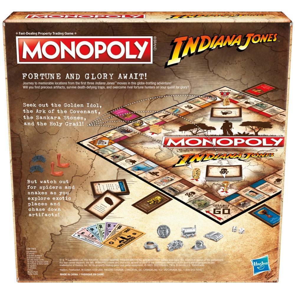 Bộ Cờ Tỷ Phú Monopoly Indiana Jones - Board Game Phiêu Lưu Khảo Cổ (F4112)