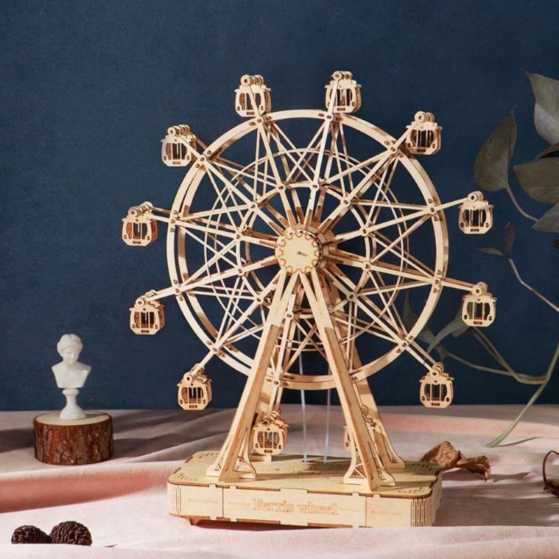 Rolife Ferris Wheel (TGN01) - Mô hình Gỗ 3D Lắp ráp Hộp nhạc DIY - Rolife