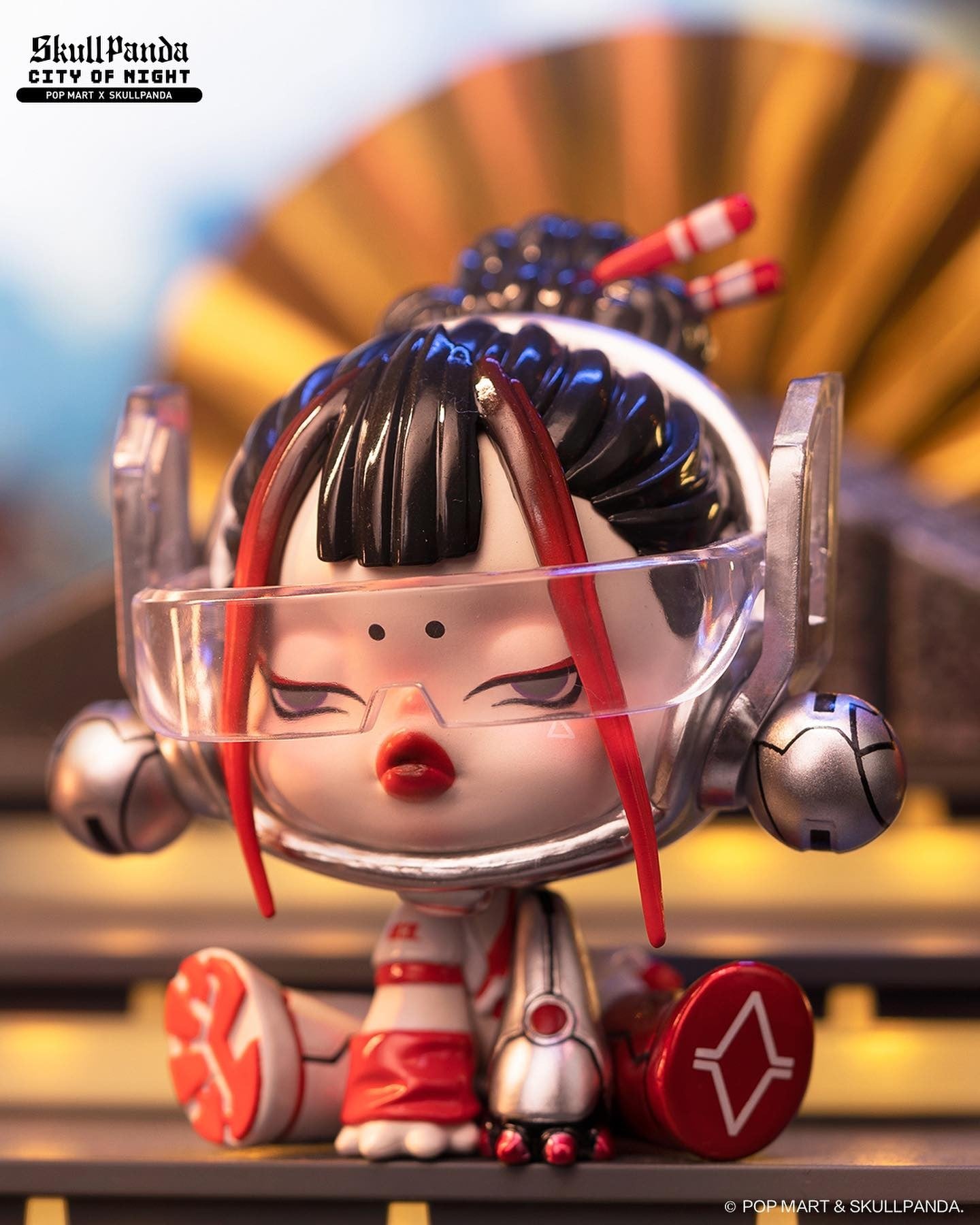 Popmart x Skull Panda City of Night Blindbox Series - Mô hình Blindbox Art Toy - Pop Mart