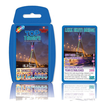 City of Lagos Top Trumps Card Game - Board Game Thẻ Bài Giáo Dục - Winning Moves - Hình ảnh chi tiết 2