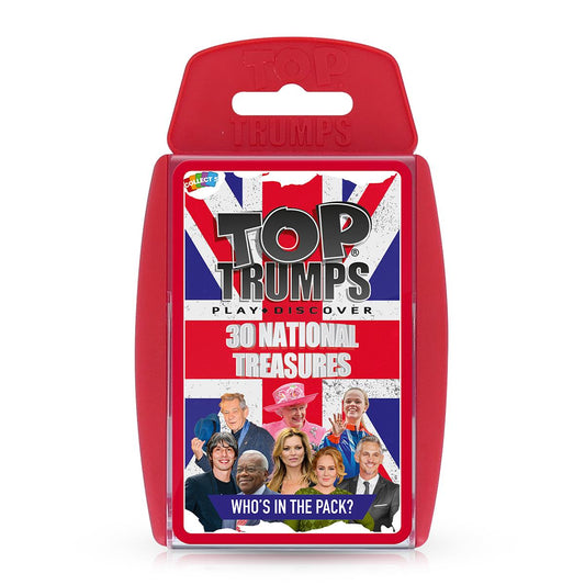National Treasures Top Trumps Card Game - Trò chơi thẻ bài nhân vật nổi tiếng Anh Quốc - Winning Moves - Hình ảnh sản phẩm