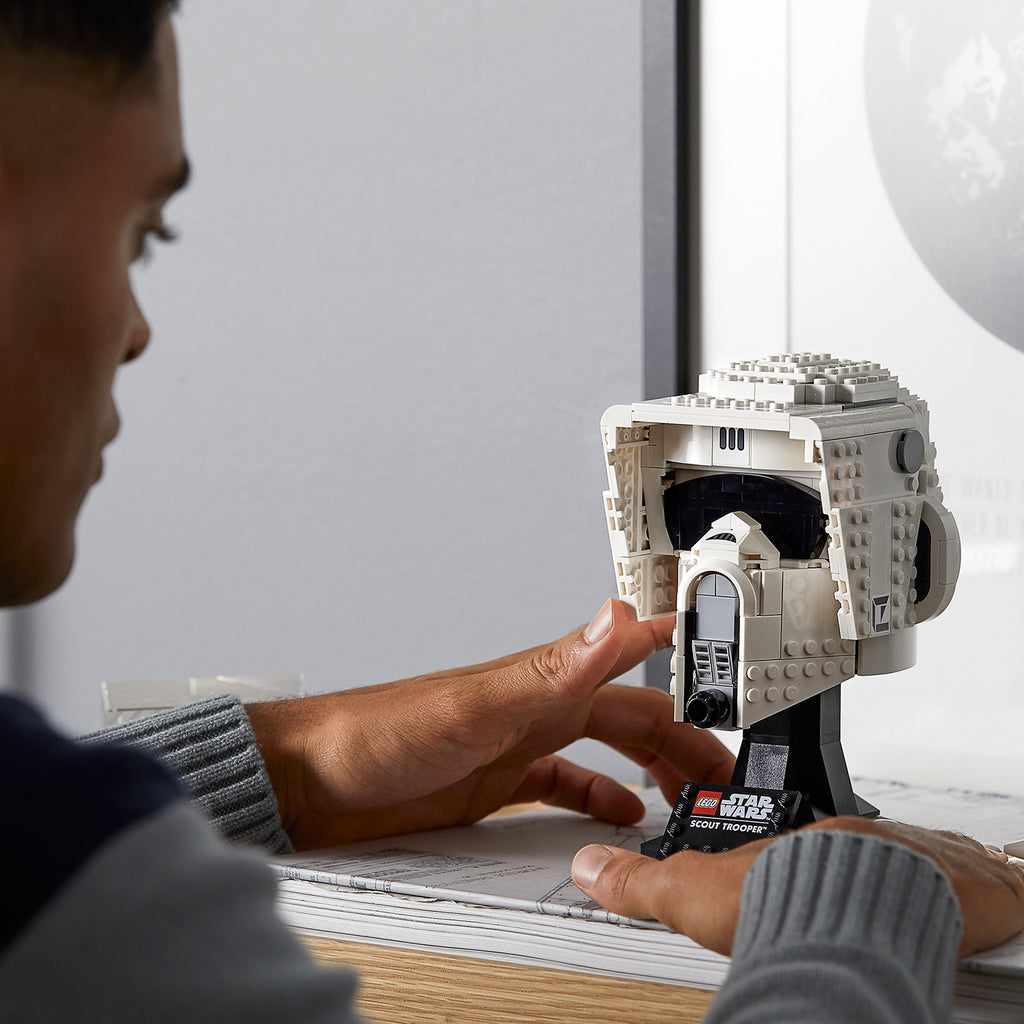 LEGO® Star Wars Scout Trooper™ Helmet - Mô Hình Lắp Ráp Mũ Bảo Hiểm Lính Trinh Sát - LEGO 75305 LEGO - ảnh 3 - LEGO