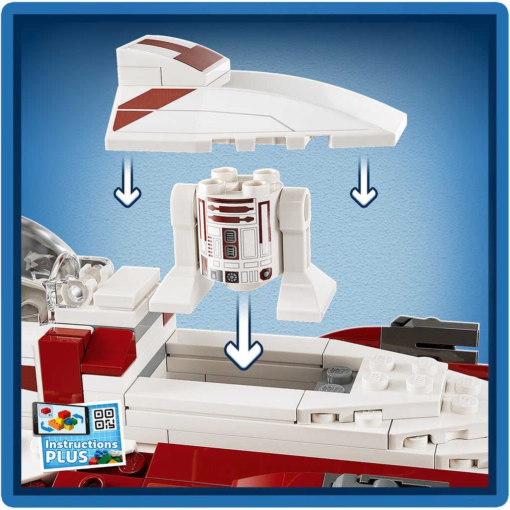 LEGO® Star Wars™ Obi-Wan Kenobi’s Jedi Starfighter™ - Mô hình lắp ráp Chiến hạm Jedi - LEGO 75333 - Hình ảnh bổ sung 8
