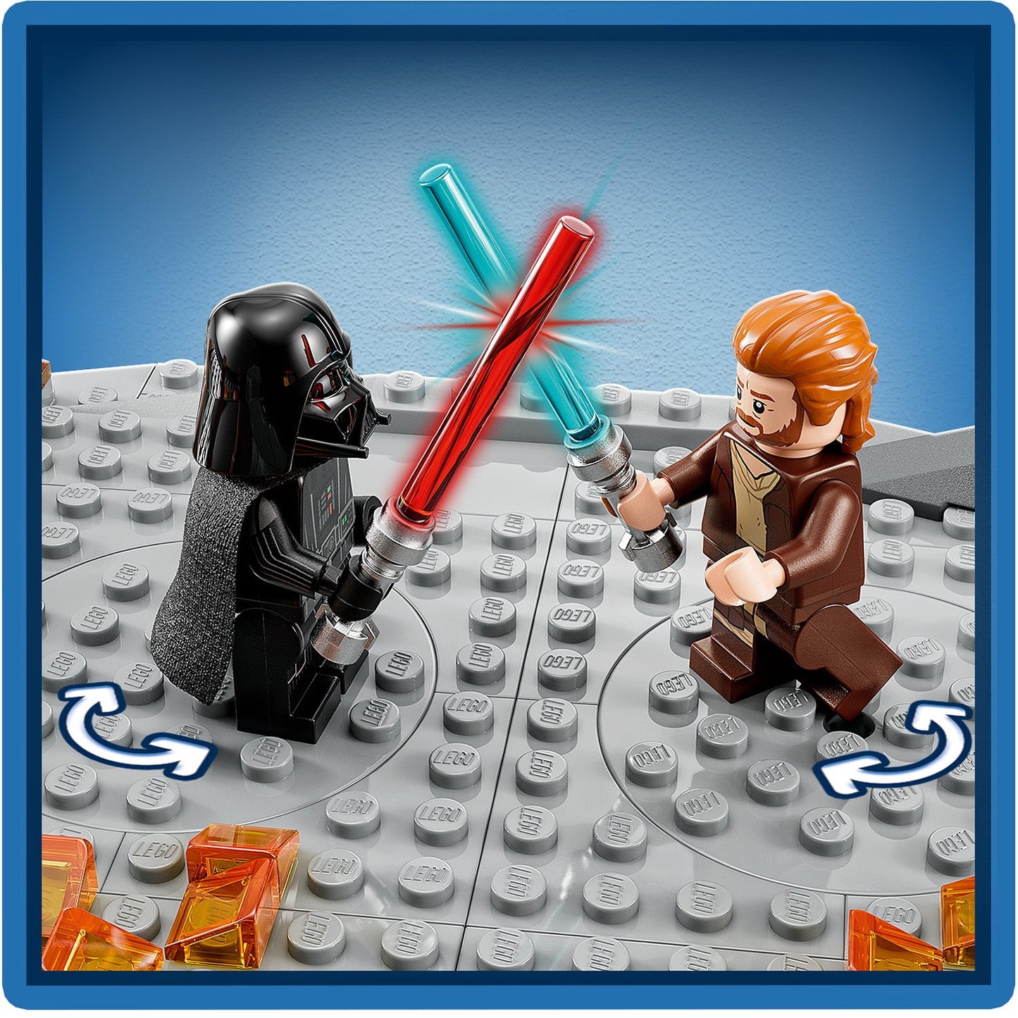 LEGO® Star Wars™ Obi-Wan Kenobi™ vs. Darth Vader™ - Bộ Lắp Ráp Trận Chiến Kinh Điển - LEGO 75334 - Hình ảnh bổ sung 6