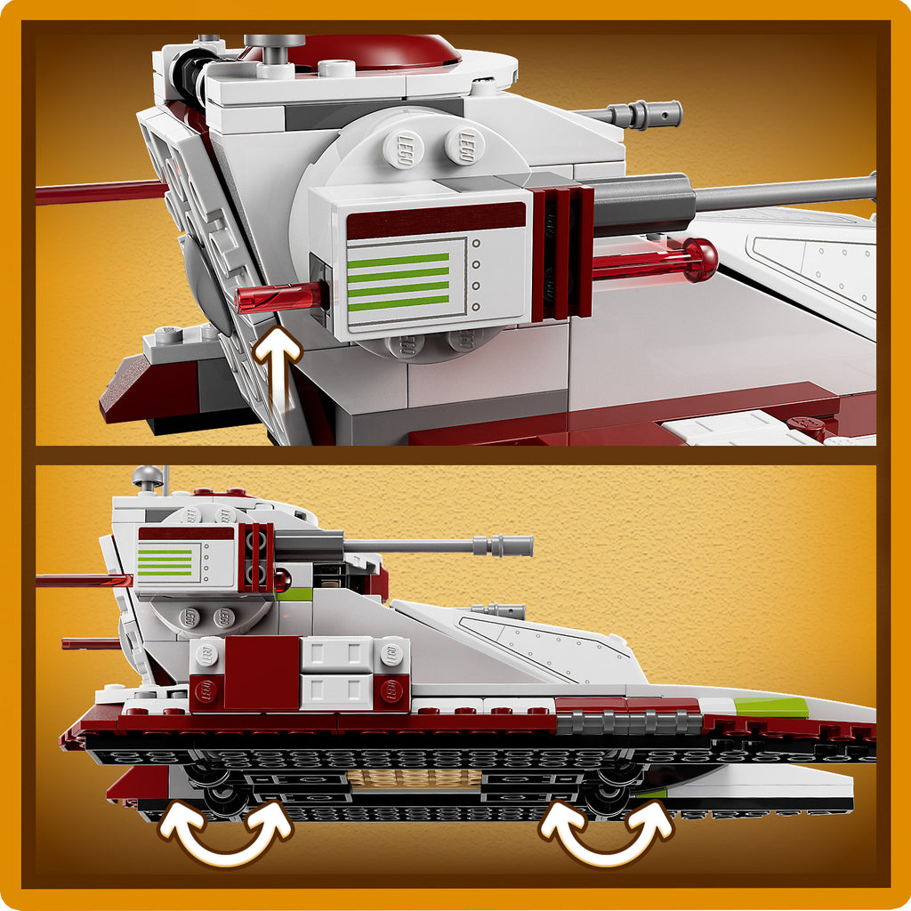 LEGO® Star Wars™ Republic Fighter Tank™ - Bộ Lắp Ráp Xe Tăng Chiến Đấu Cộng Hoà (75342) - Hình ảnh bổ sung 6