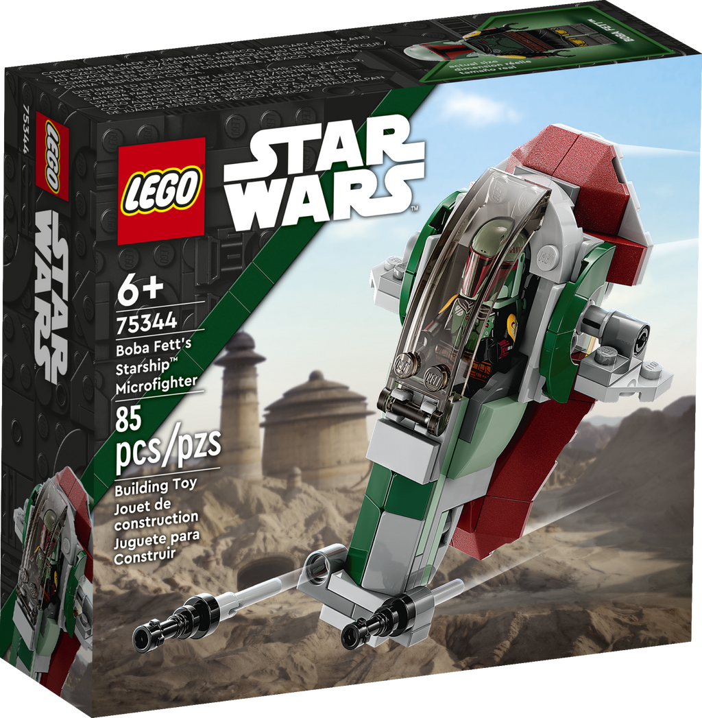 LEGO® Star Wars™ Boba Fett's Starship™ Microfighter - Đồ Chơi Lắp Ráp Phi Thuyền Siêu Nhỏ - LEGO 75344 - Hình ảnh sản phẩm