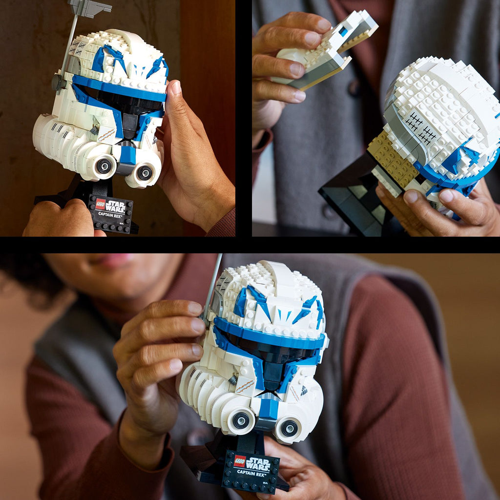 LEGO® Star Wars™ Captain Rex™ Helmet - Mô hình Mũ bảo hiểm Đại úy Rex 75349 - LEGO