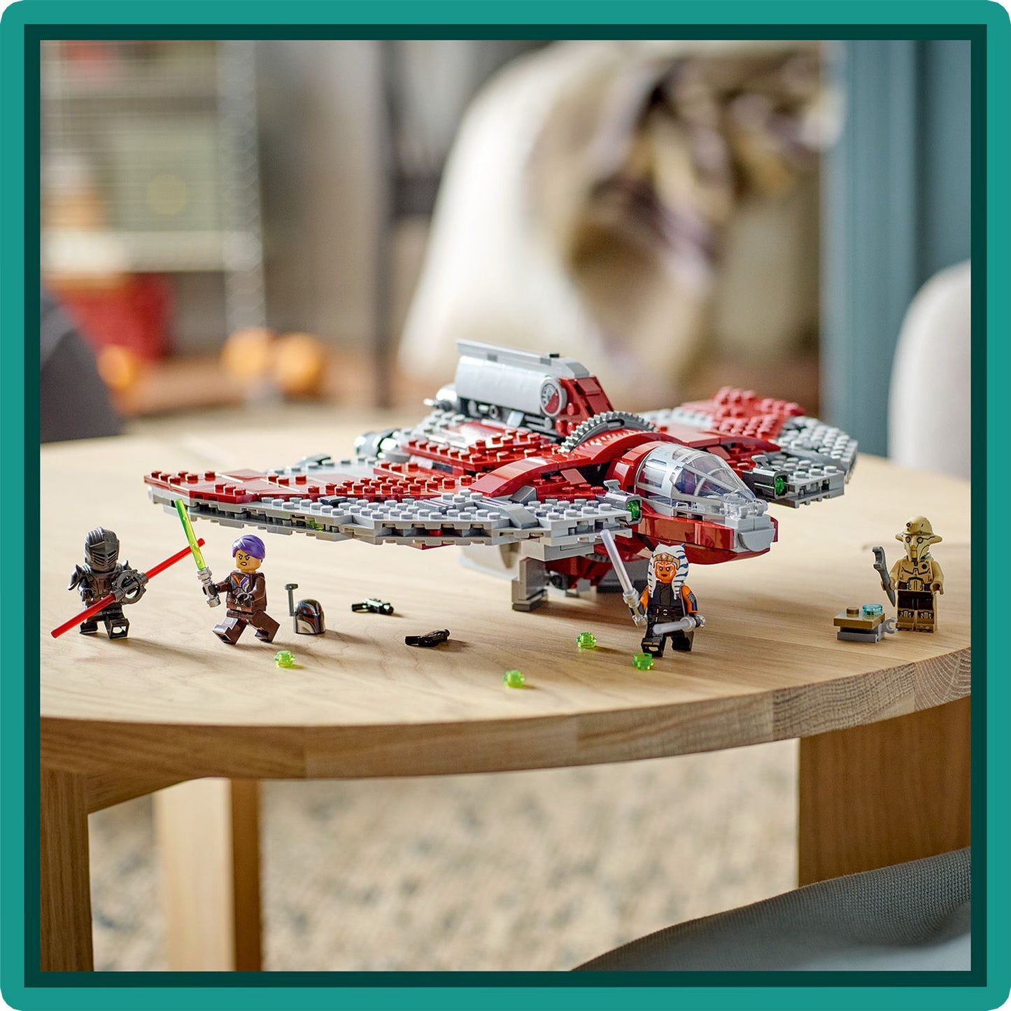 LEGO® Star Wars™ Ahsoka Tano's T-6 Jedi Shuttle - Đồ chơi lắp ráp Phi thuyền Jedi - LEGO 75362